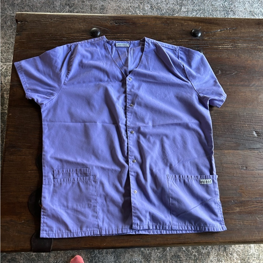 Uniform Advantage Lavender Scrub Top